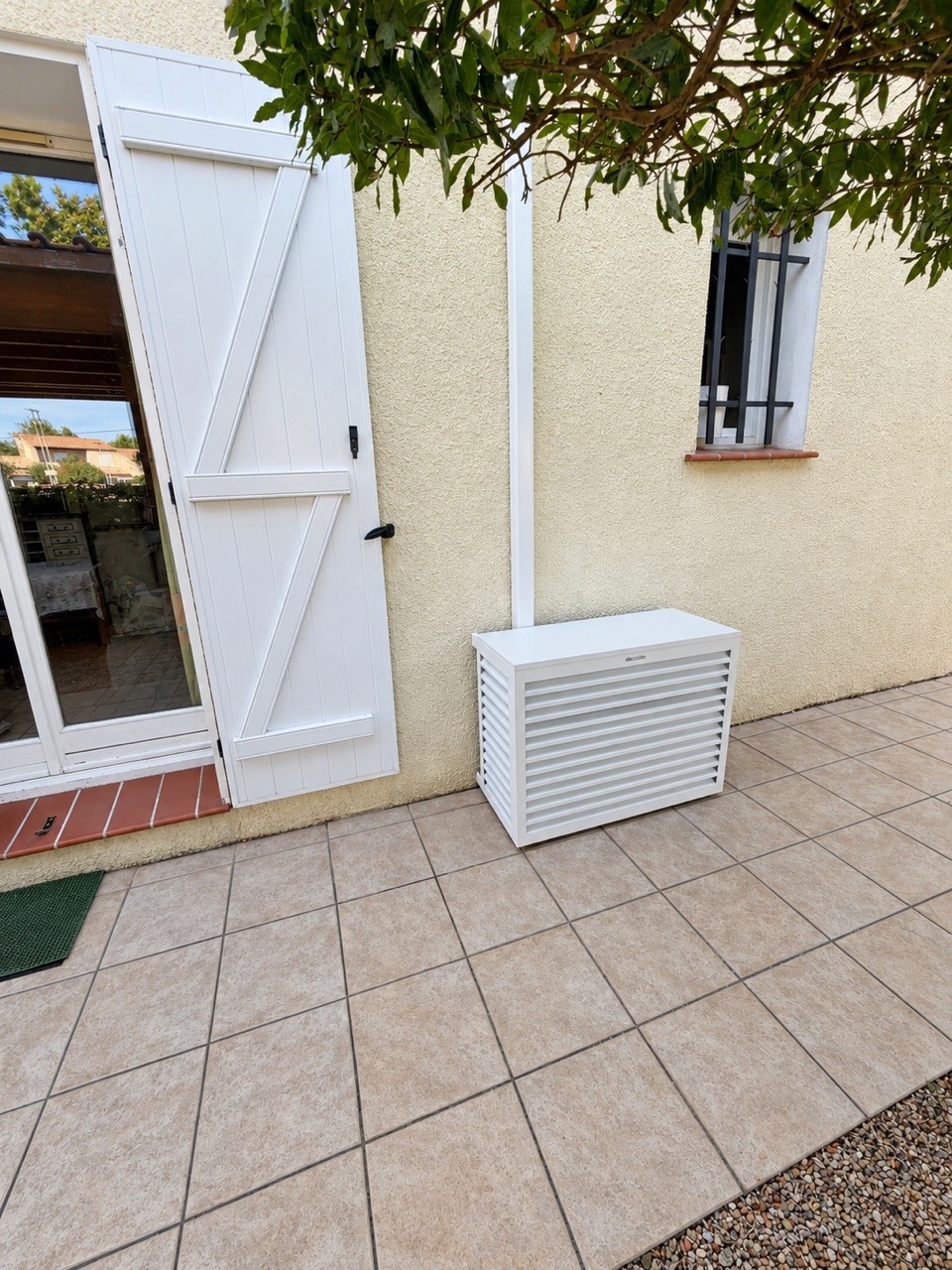 Cache de groupe · Sur une terrasse